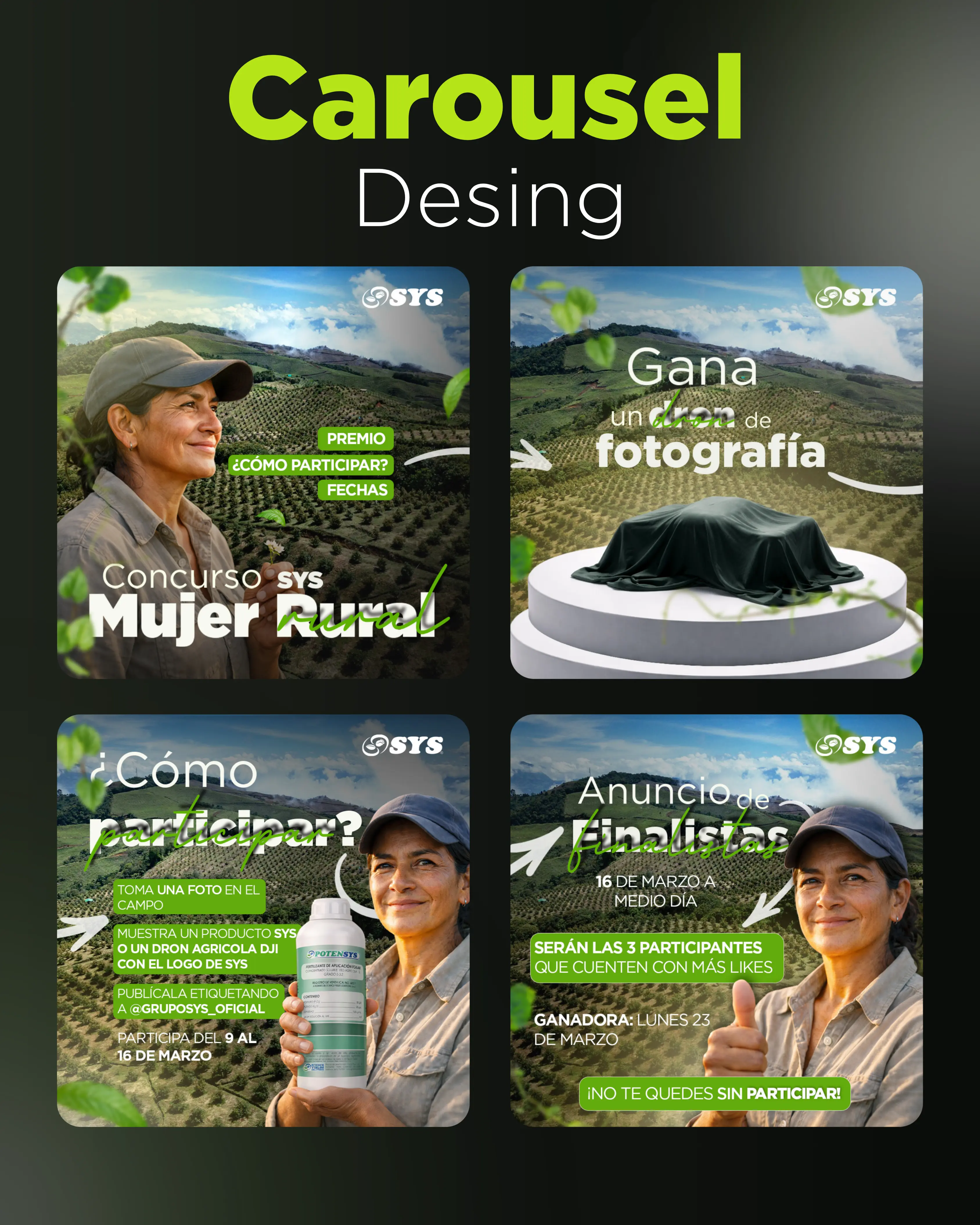 Pieza gráfica Mujer Rural